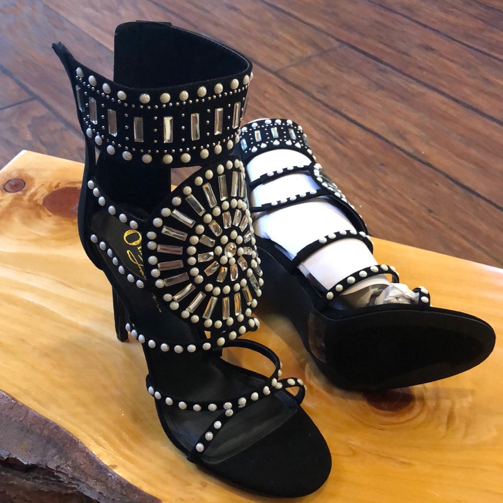 Vici Starlet Jeweled Heel Size 9